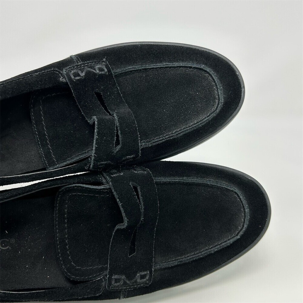 Vionic Uptown Loafer Womens Black Suede Penny Loafers Slip-On Lug Sole Size 9 - Picture 13 of 13